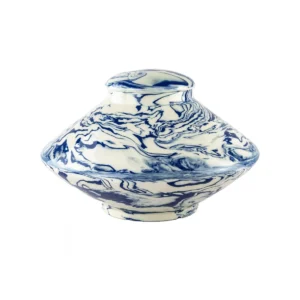 Ceramic Blue Wave Urn