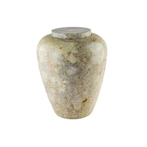 Patterned Marble Urn